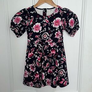 Janie and Jack Floral Puff Sleeve Dress
